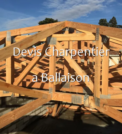 Devis Charpentier a Ballaison