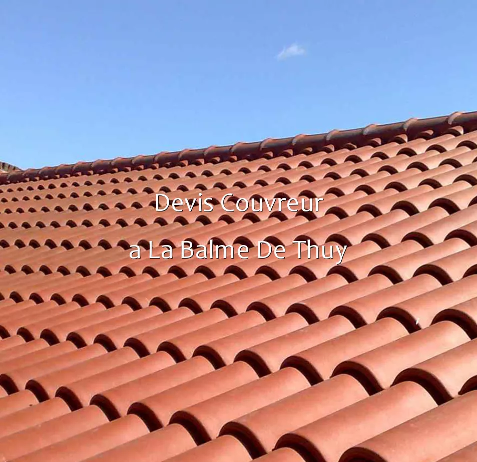 Devis Couvreur a La Balme De Thuy