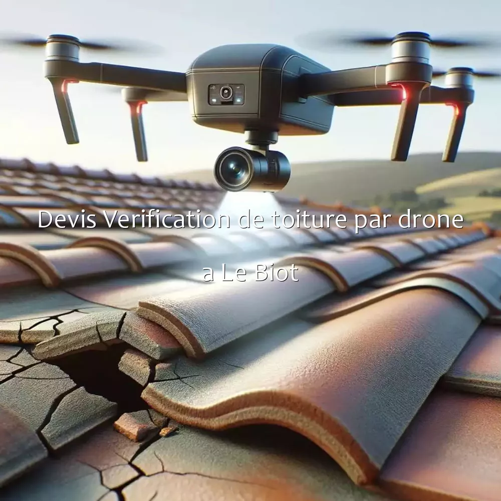Devis Verification de toiture par drone a Le Biot