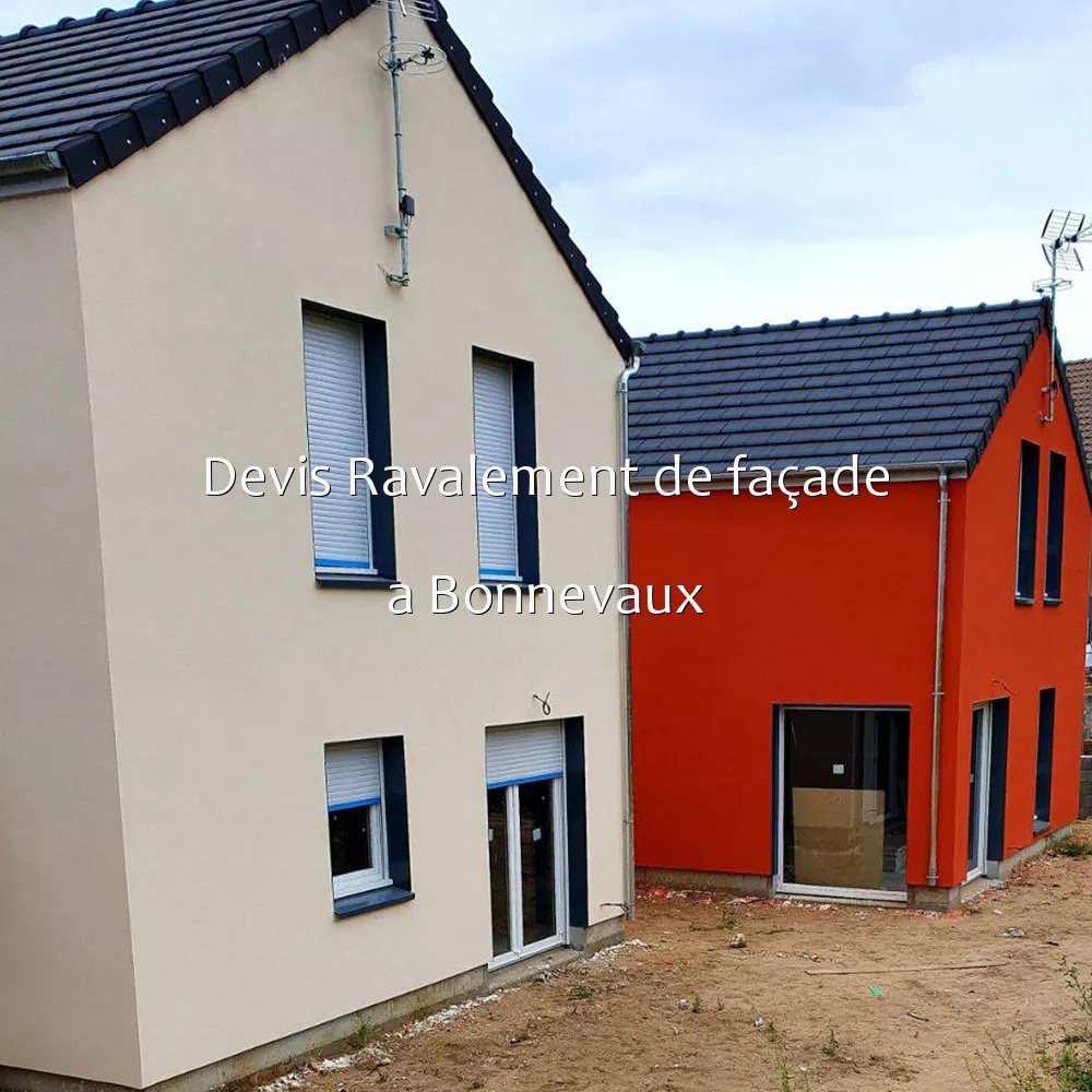 Devis Ravalement de façade a Bonnevaux