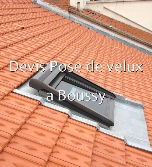 Devis Pose de velux a Boussy