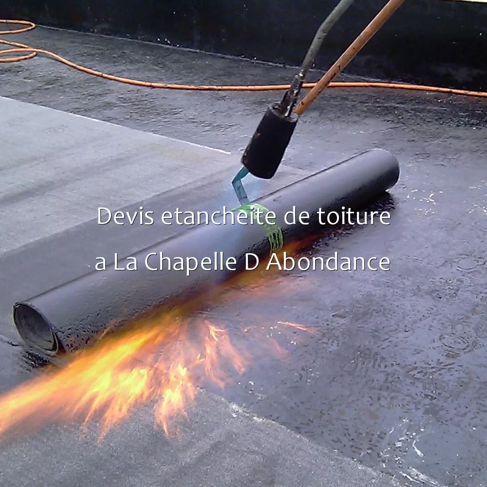 Devis etancheite de toiture a La Chapelle D Abondance