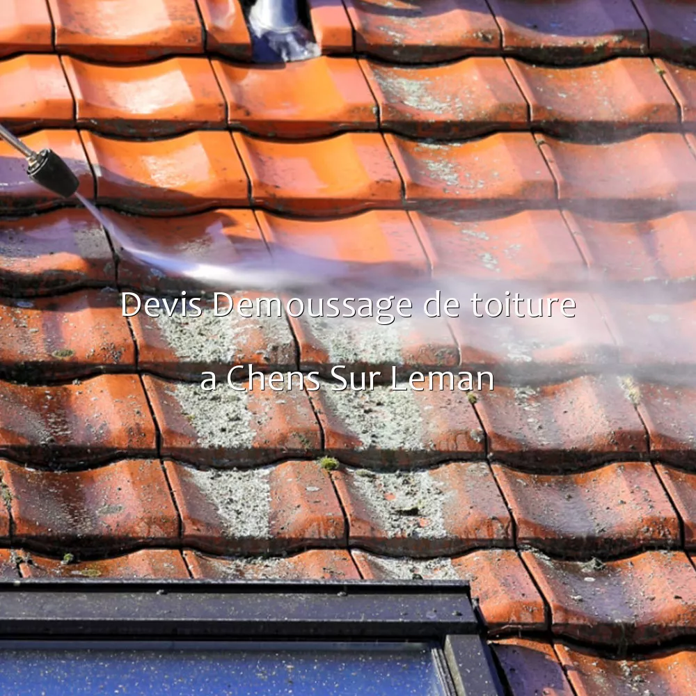 Devis Demoussage de toiture a Chens Sur Leman