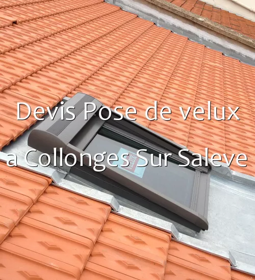 Devis Pose de velux a Collonges Sur Saleve