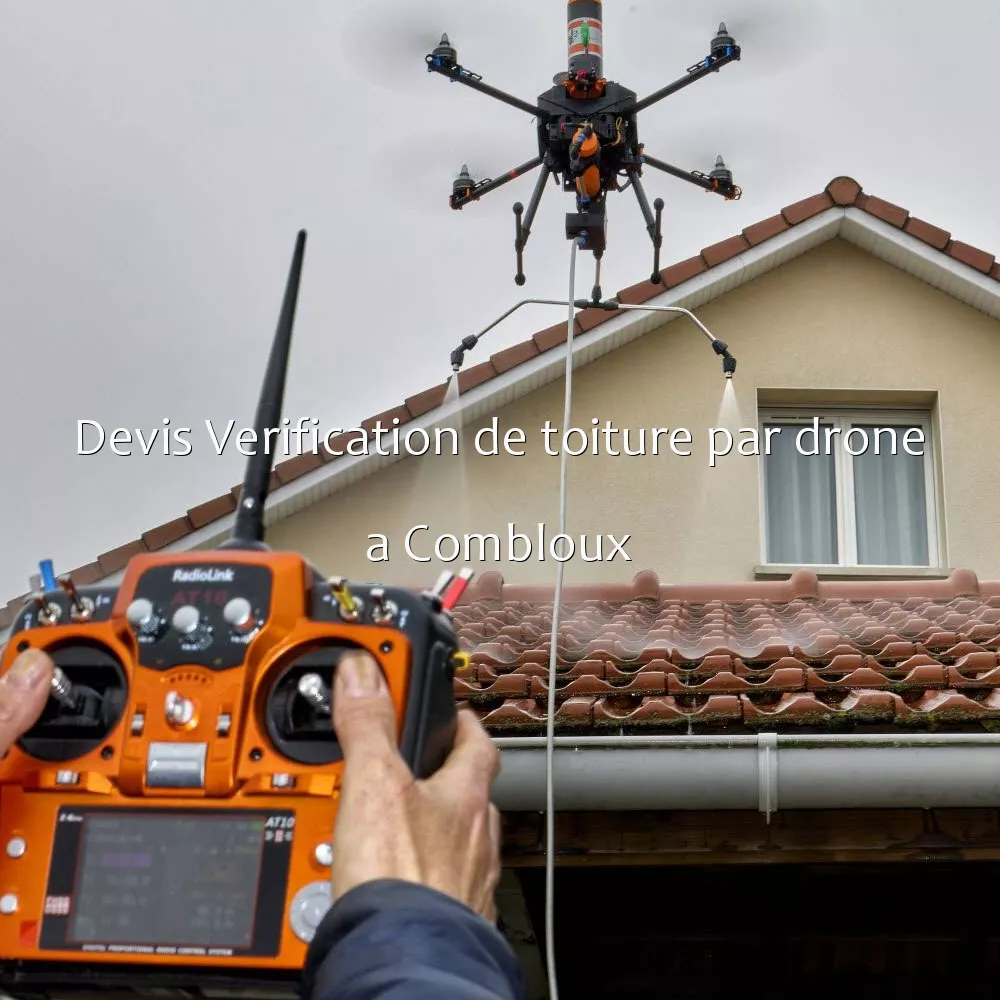 Devis Verification de toiture par drone a Combloux