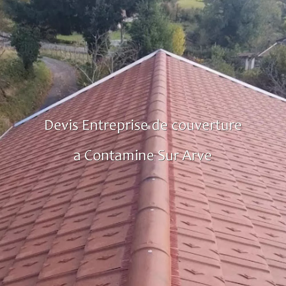 Devis Entreprise de couverture a Contamine Sur Arve