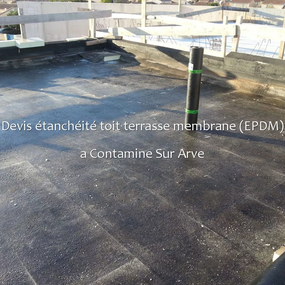Devis étanchéité toit terrasse membrane (EPDM) a Contamine Sur Arve
