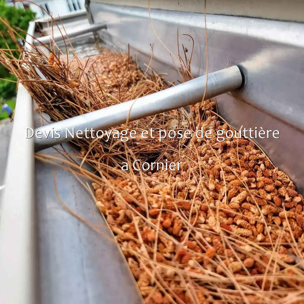 Devis Nettoyage et pose de gouttière a Cornier
