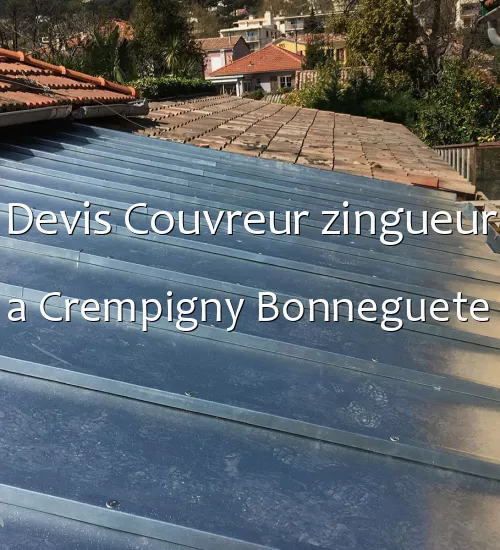 Devis Couvreur zingueur a Crempigny Bonneguete