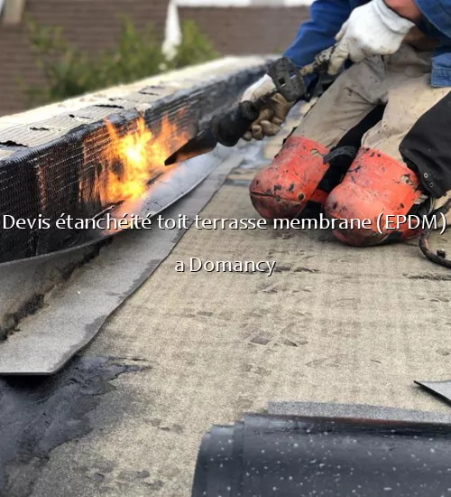 Devis étanchéité toit terrasse membrane (EPDM) a Domancy