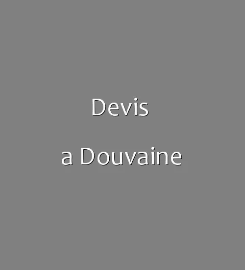 Devis  a Douvaine