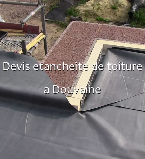 Devis etancheite de toiture a Douvaine