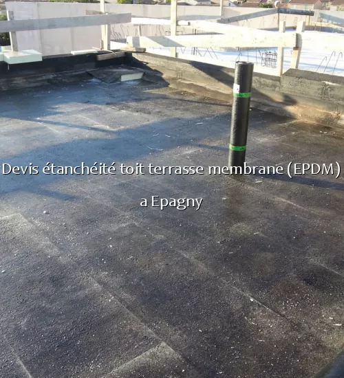 Devis étanchéité toit terrasse membrane (EPDM) a Epagny