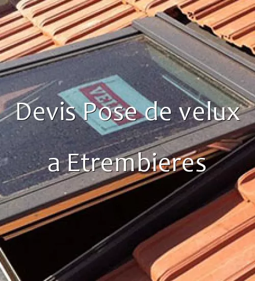 Devis Pose de velux a Etrembieres