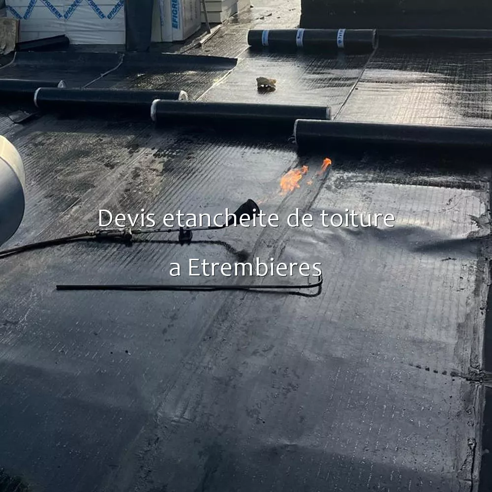 Devis etancheite de toiture a Etrembieres