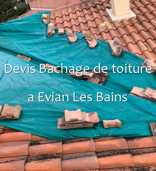 Devis Bachage de toiture a Evian Les Bains