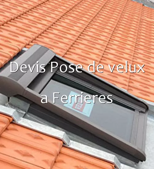 Devis Pose de velux a Ferrieres