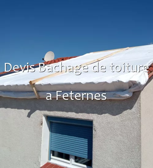 Devis Bachage de toiture a Feternes