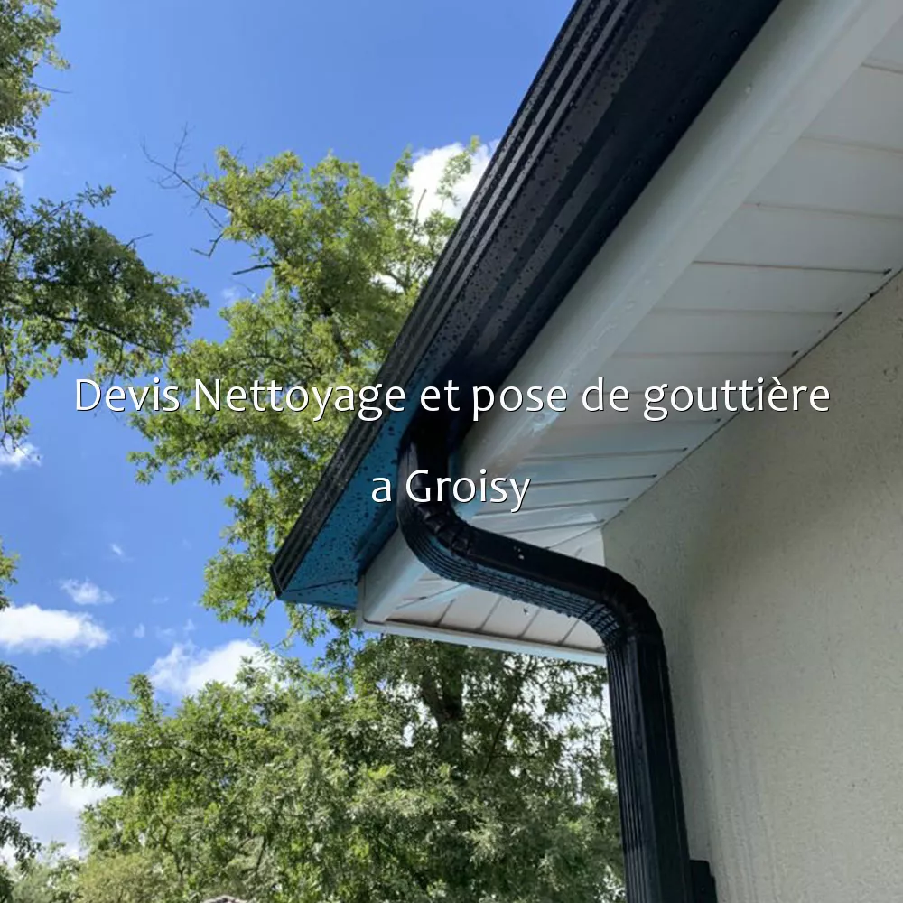 Devis Nettoyage et pose de gouttière a Groisy