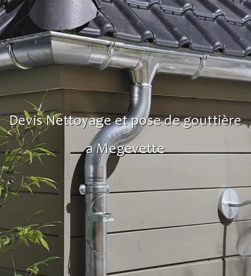 Devis Nettoyage et pose de gouttière a Megevette