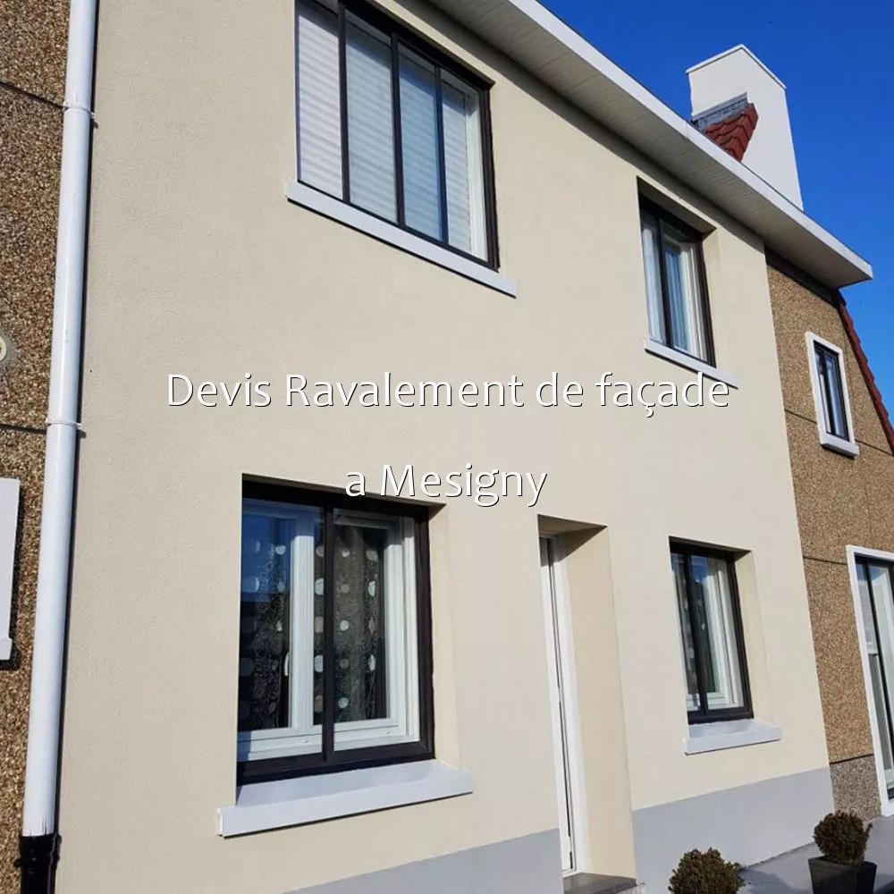 Devis Ravalement de façade a Mesigny