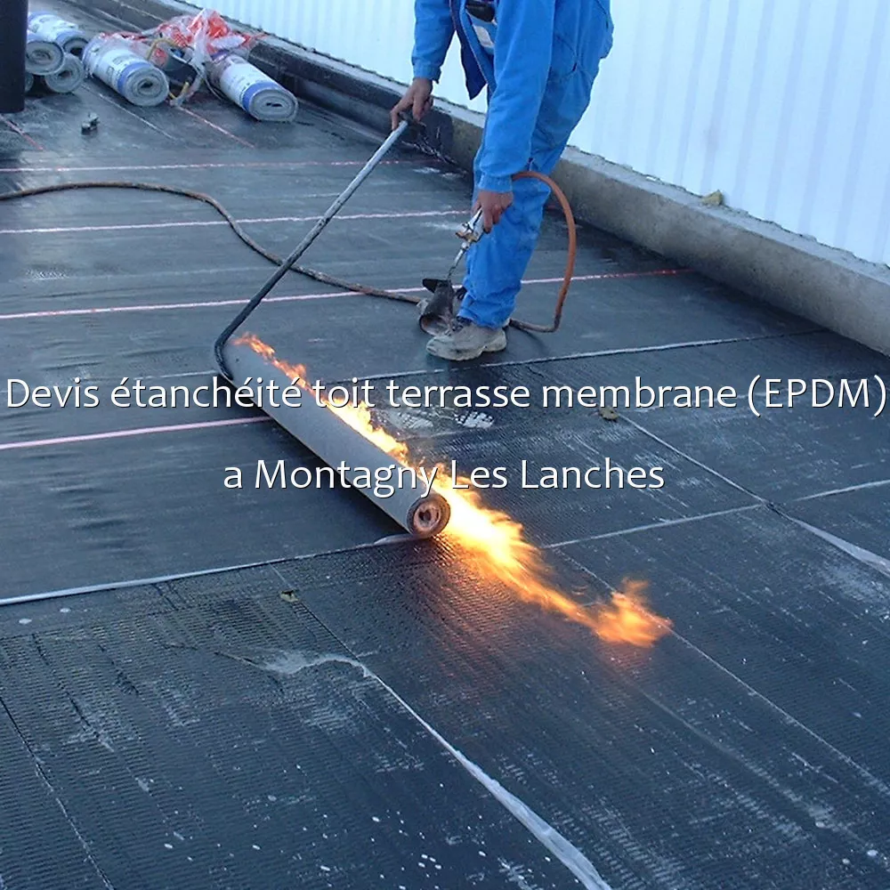 Devis étanchéité toit terrasse membrane (EPDM) a Montagny Les Lanches
