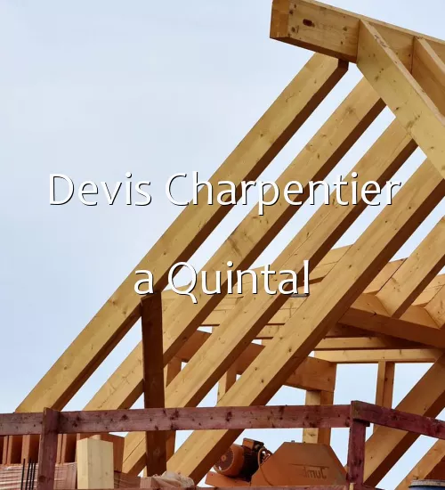Devis Charpentier a Quintal