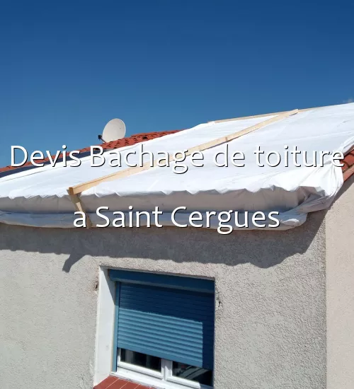 Devis Bachage de toiture a Saint Cergues
