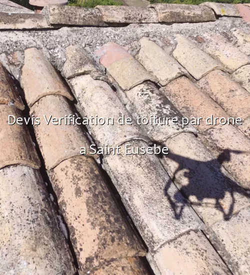 Devis Verification de toiture par drone a Saint Eusebe