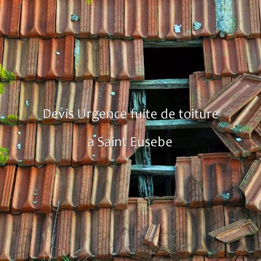 Devis Urgence fuite de toiture a Saint Eusebe