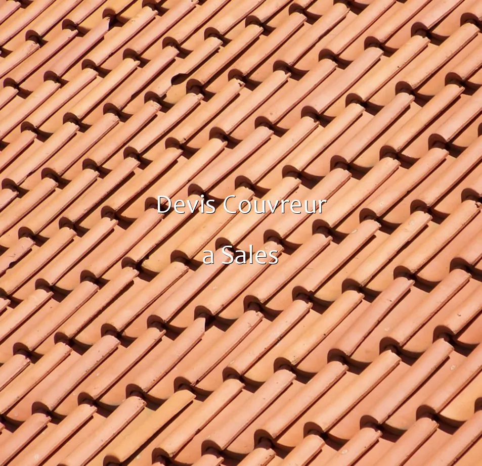Devis Couvreur a Sales