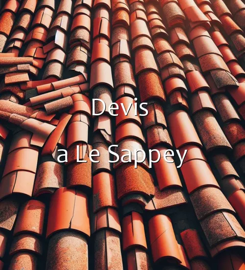 Devis a Le Sappey