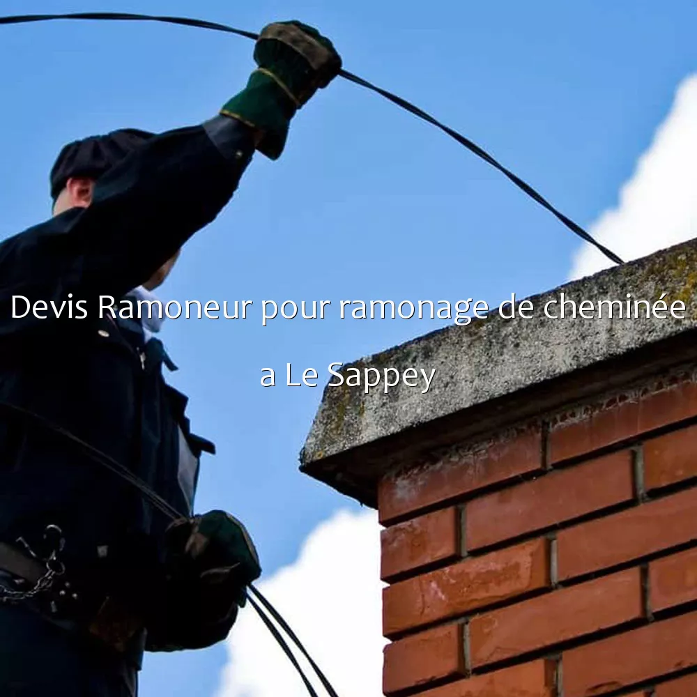 Devis Ramoneur pour ramonage de cheminée a Le Sappey