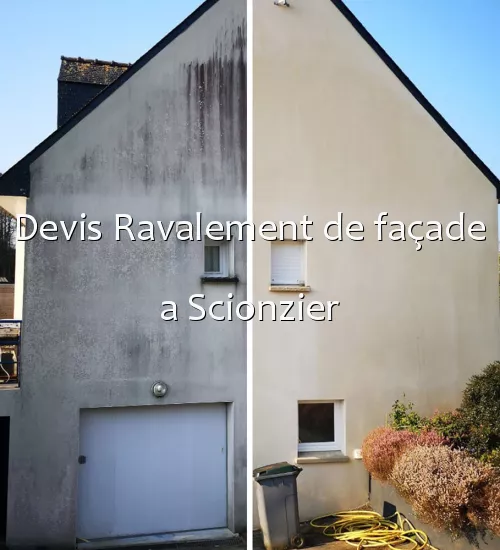 Devis Ravalement de façade a Scionzier