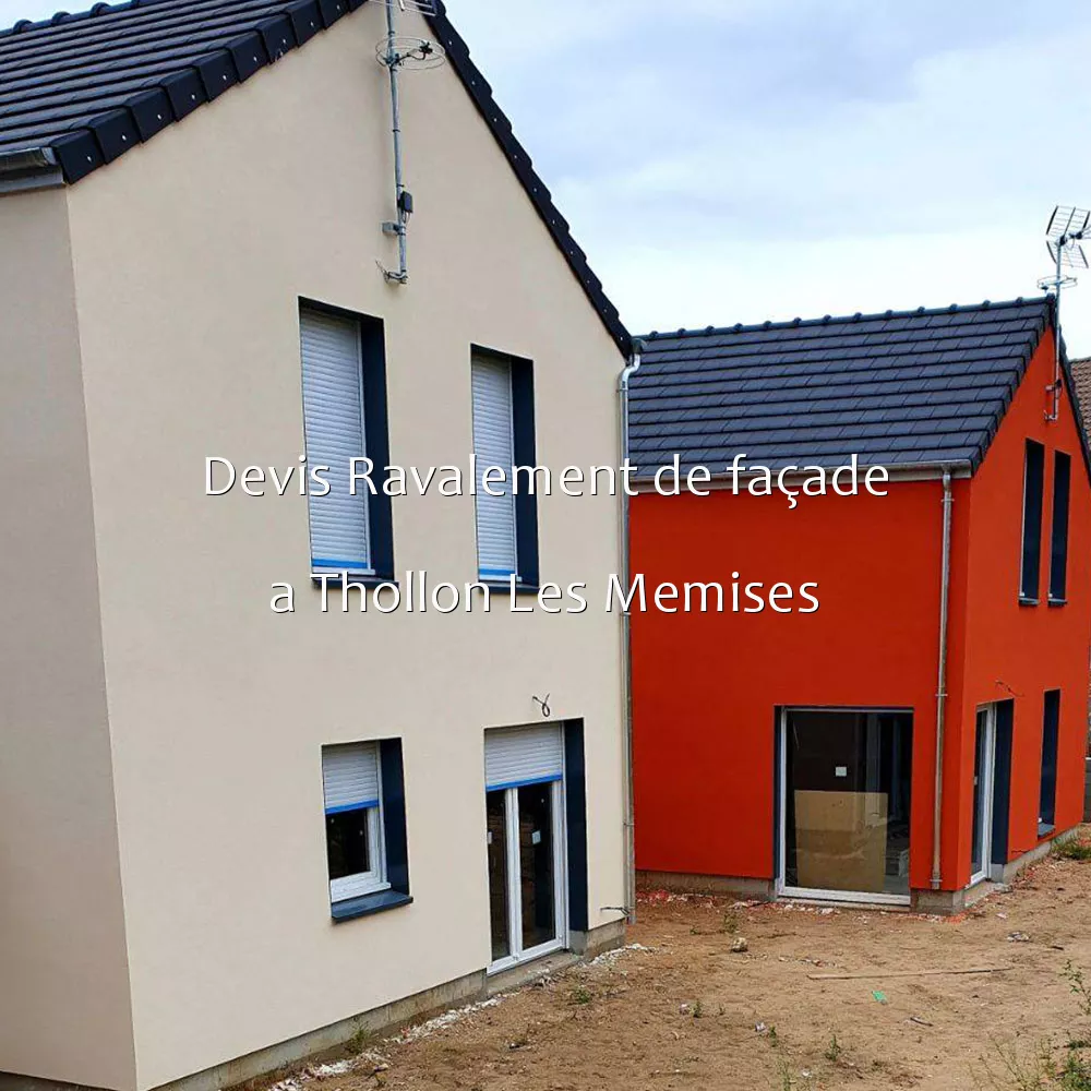 Devis Ravalement de façade a Thollon Les Memises