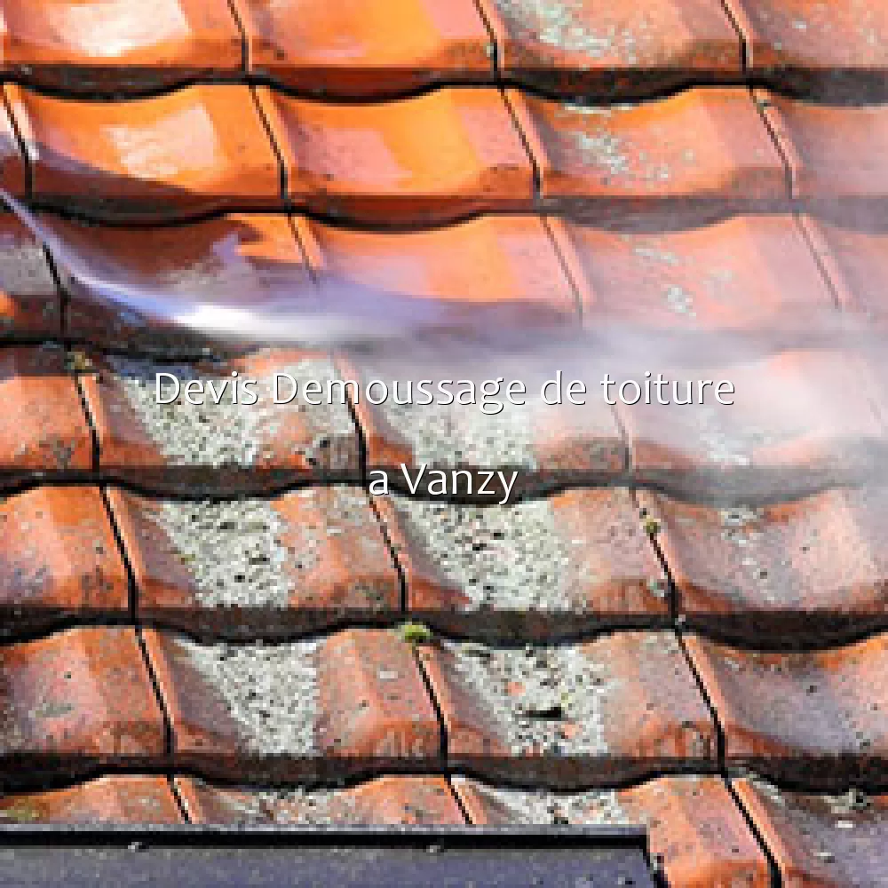 Devis Demoussage de toiture a Vanzy