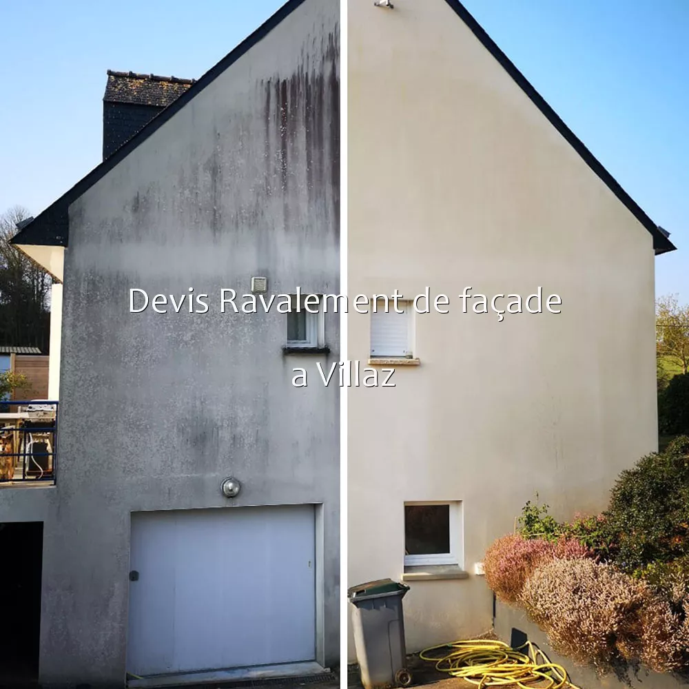 Devis Ravalement de façade a Villaz