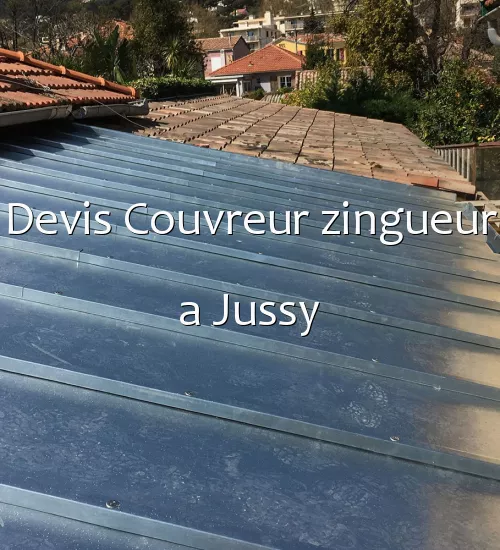 Devis Couvreur zingueur a Jussy