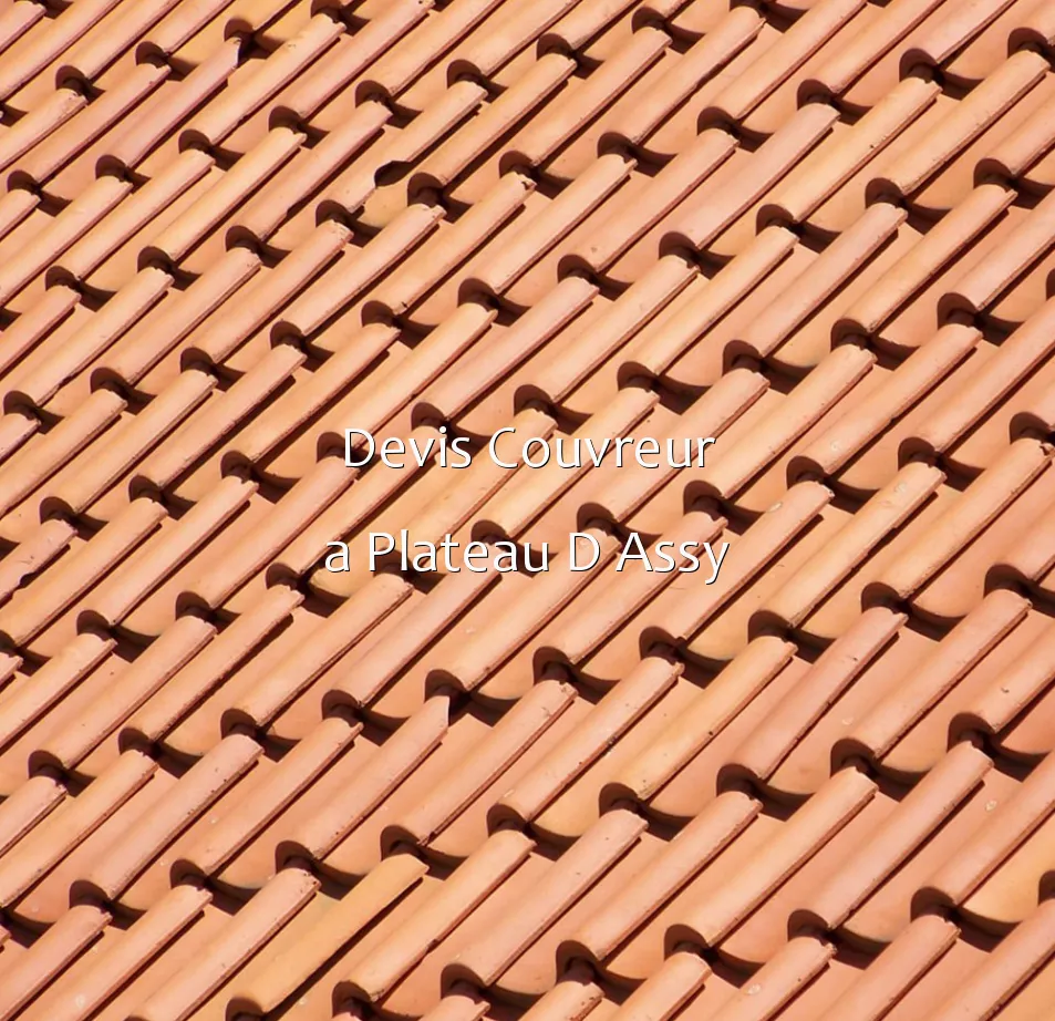 Devis Couvreur a Plateau D Assy