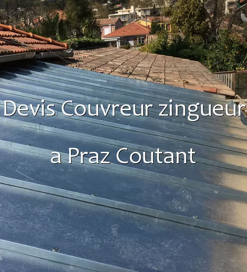 Devis Couvreur zingueur a Praz Coutant